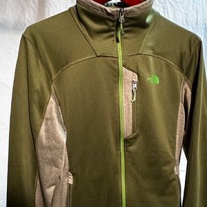 Men's Green Lightweight North Face Casual Jacket (M)